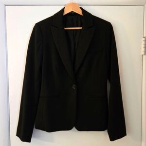 Express Black Single Button Blazer Size 6